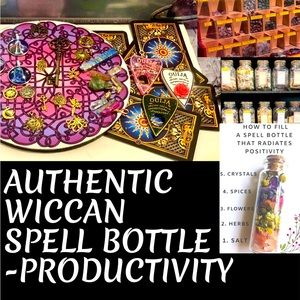 🔮Genuine Wiccan Spell Bottle for PRODUCTIVITY